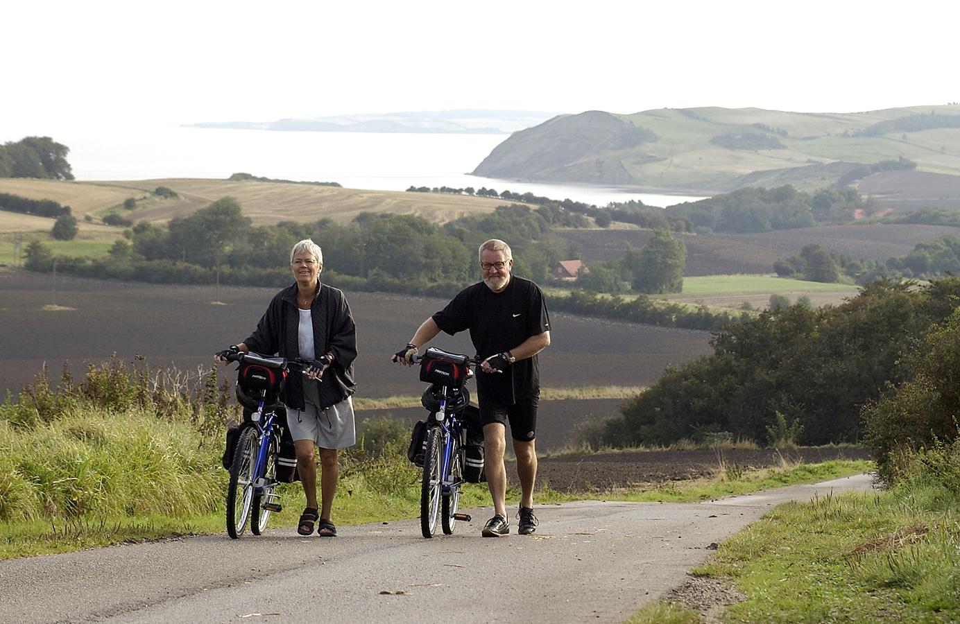 Ib og Dorit på cykeltur